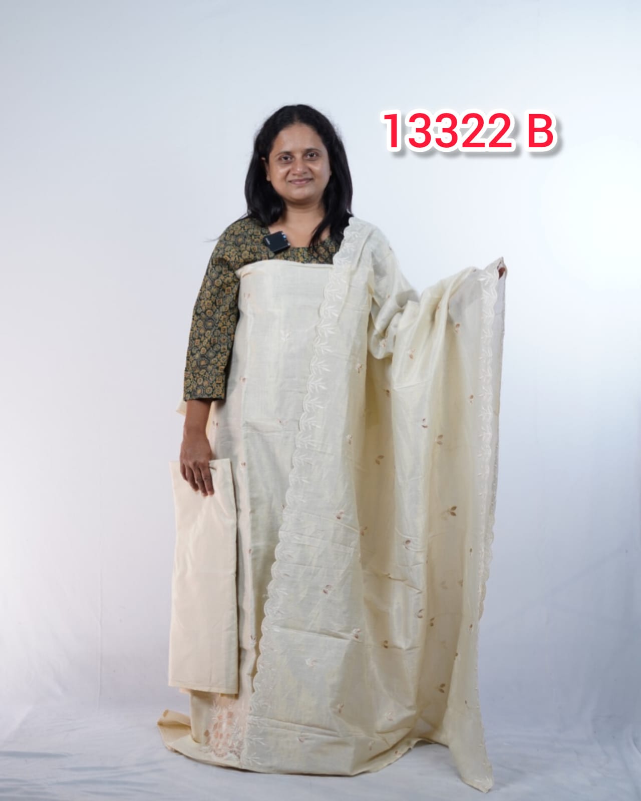 Semi Tussar Untitched Salwar suits 13322