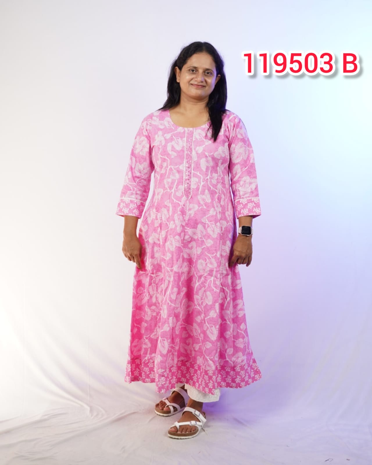 Cotton Frock Model Kurthi Collections (Code: 119503)