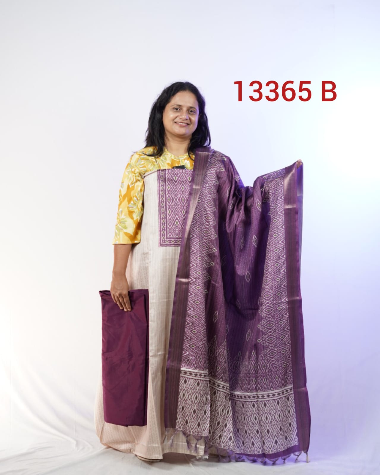 Semi Tussar UnStitched salwar Suits 13365