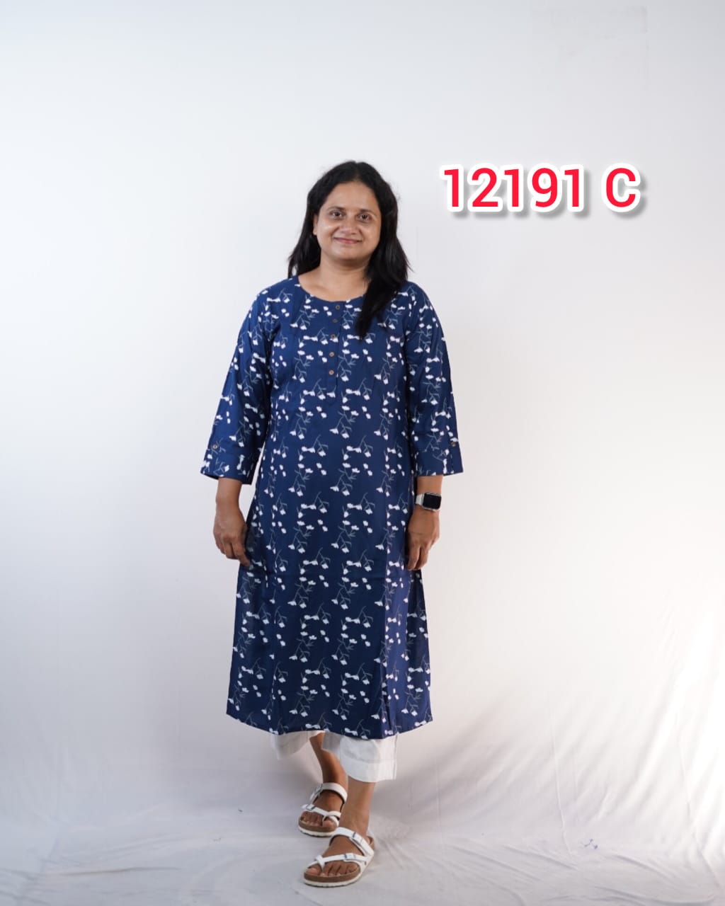 Soft Cotton Daily wear Kurthi Collections (Code: 12191)