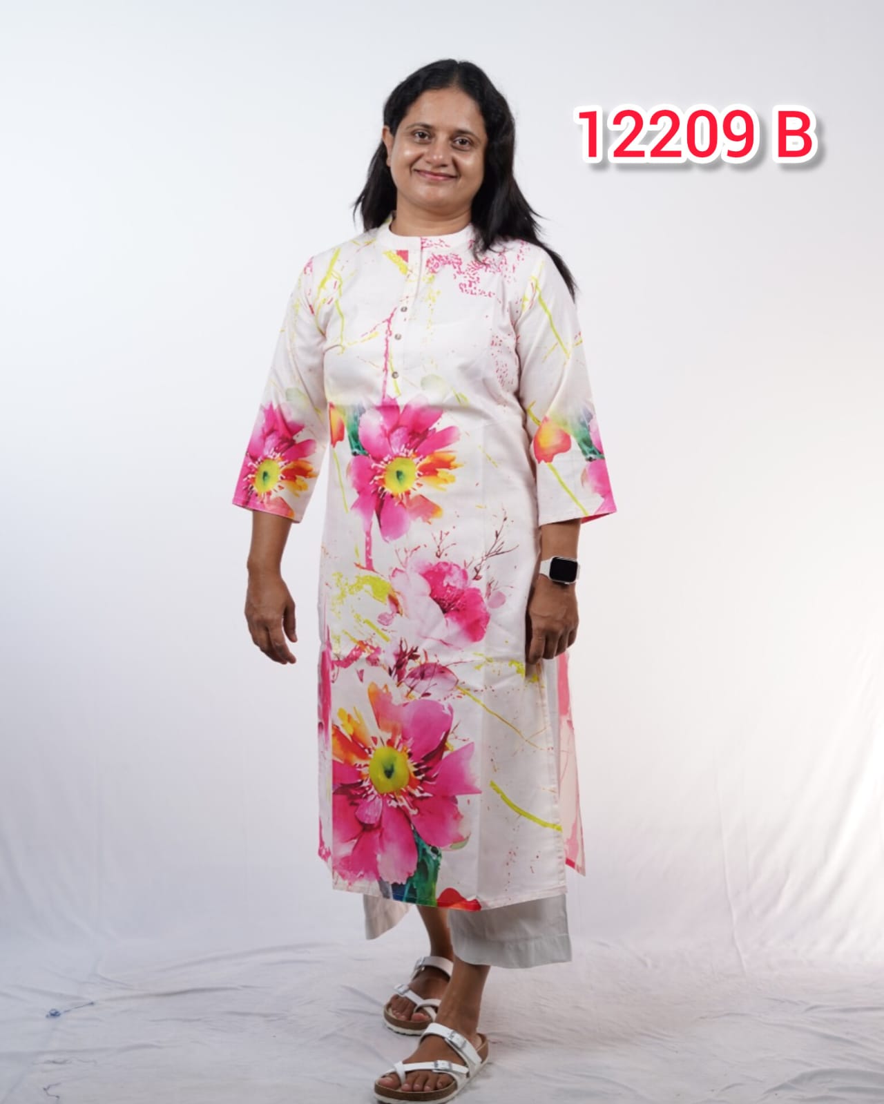 Soft Cotton Daily wear Kurthi Collections (Code: 12209)