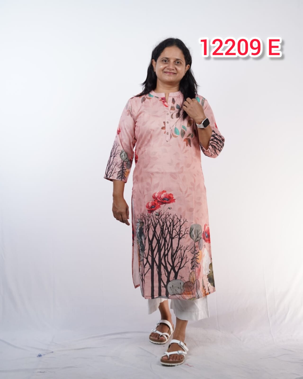 Soft Cotton Daily wear Kurthi Collections (Code: 12209)