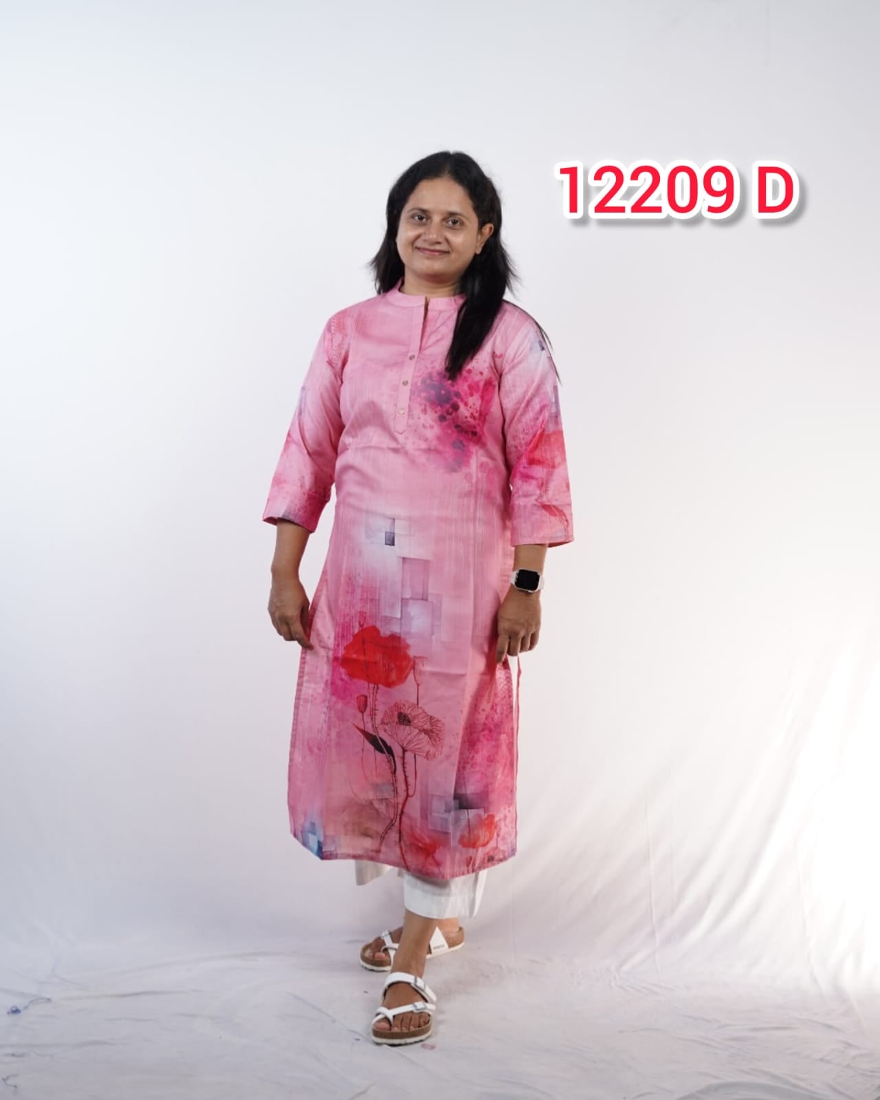 Soft Cotton Daily wear Kurthi Collections (Code: 12209)