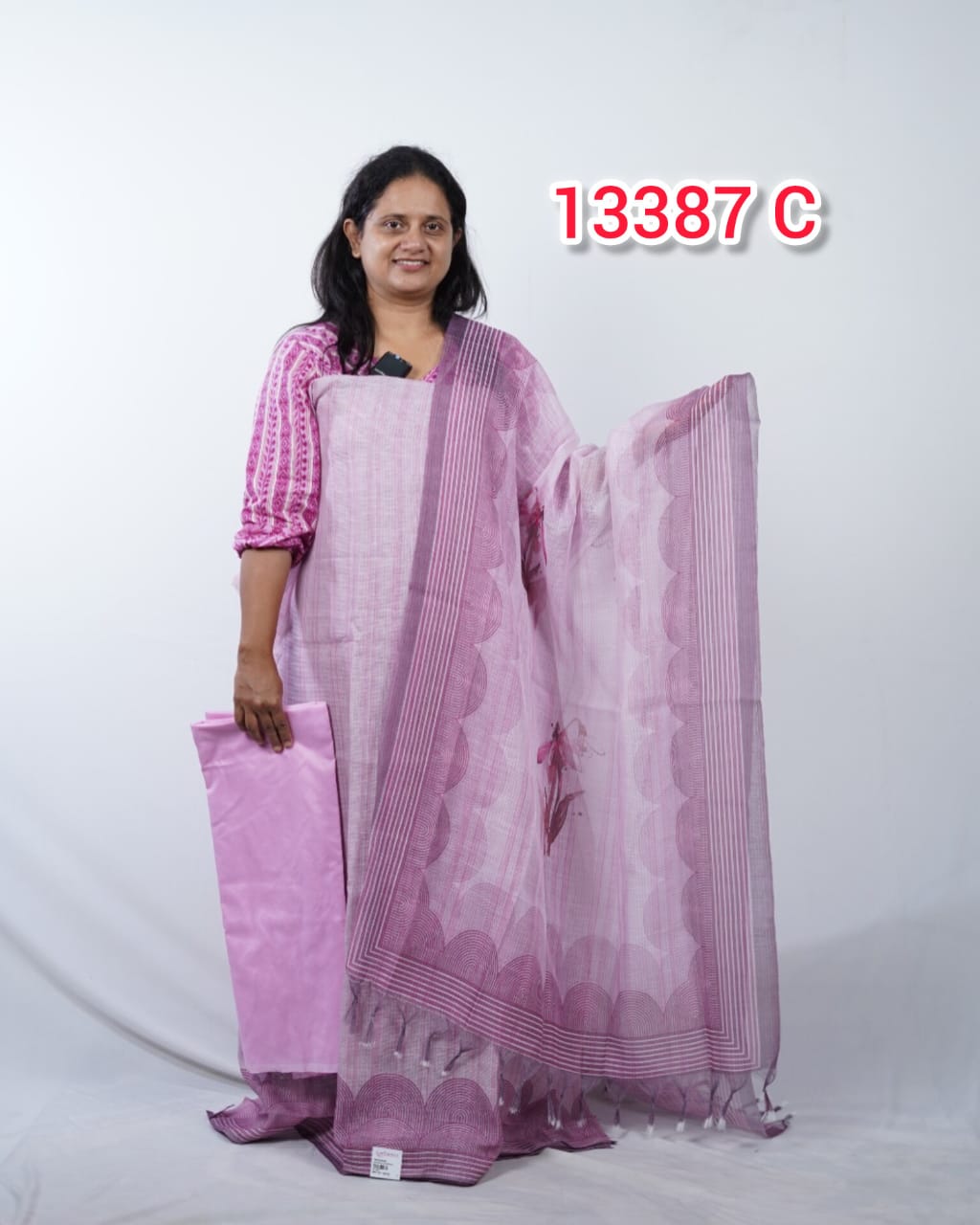 Net Cotta with Digital Print Salwar Suits 13387