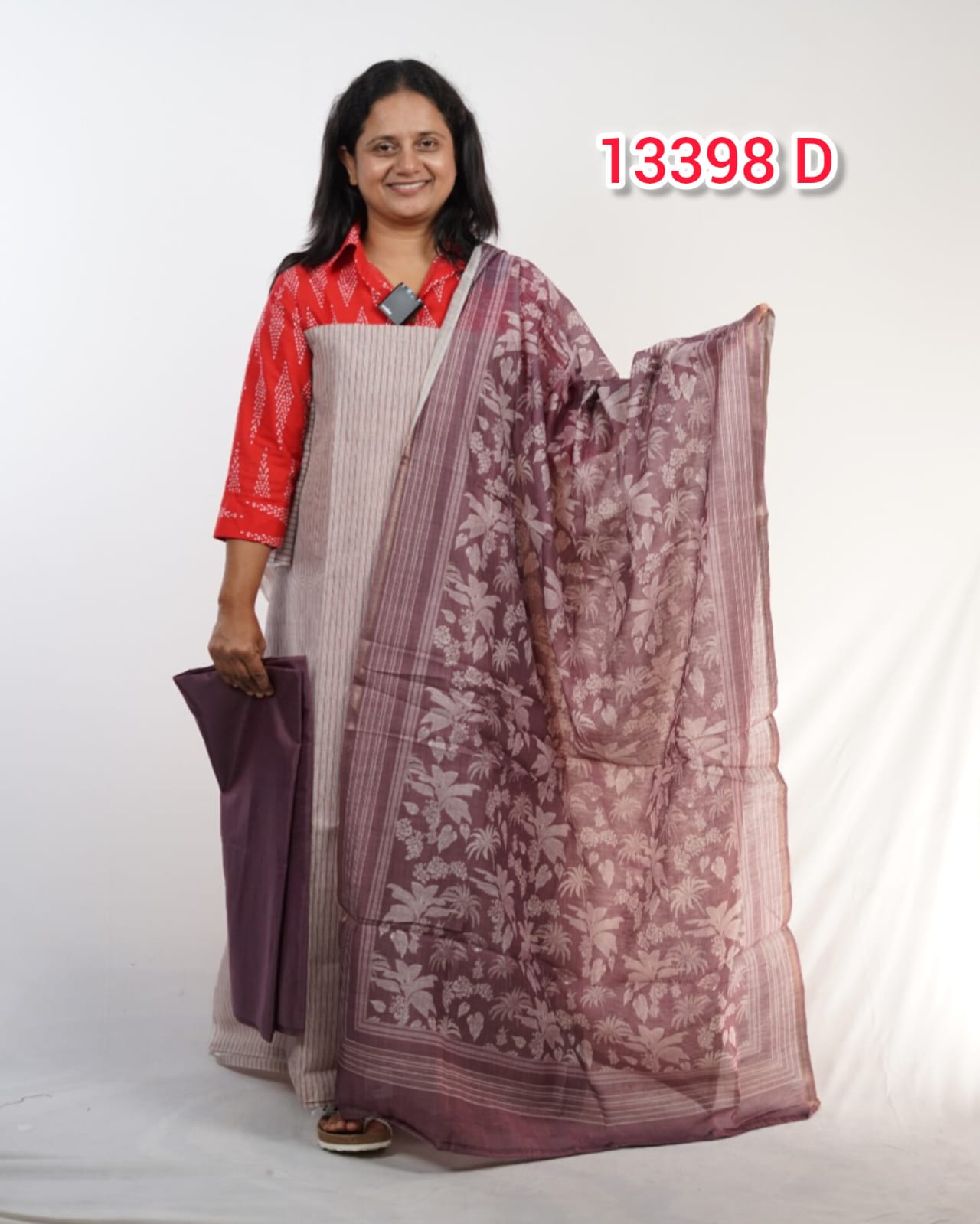 Chandheri Silk Unstitched Salwar Suits 13398