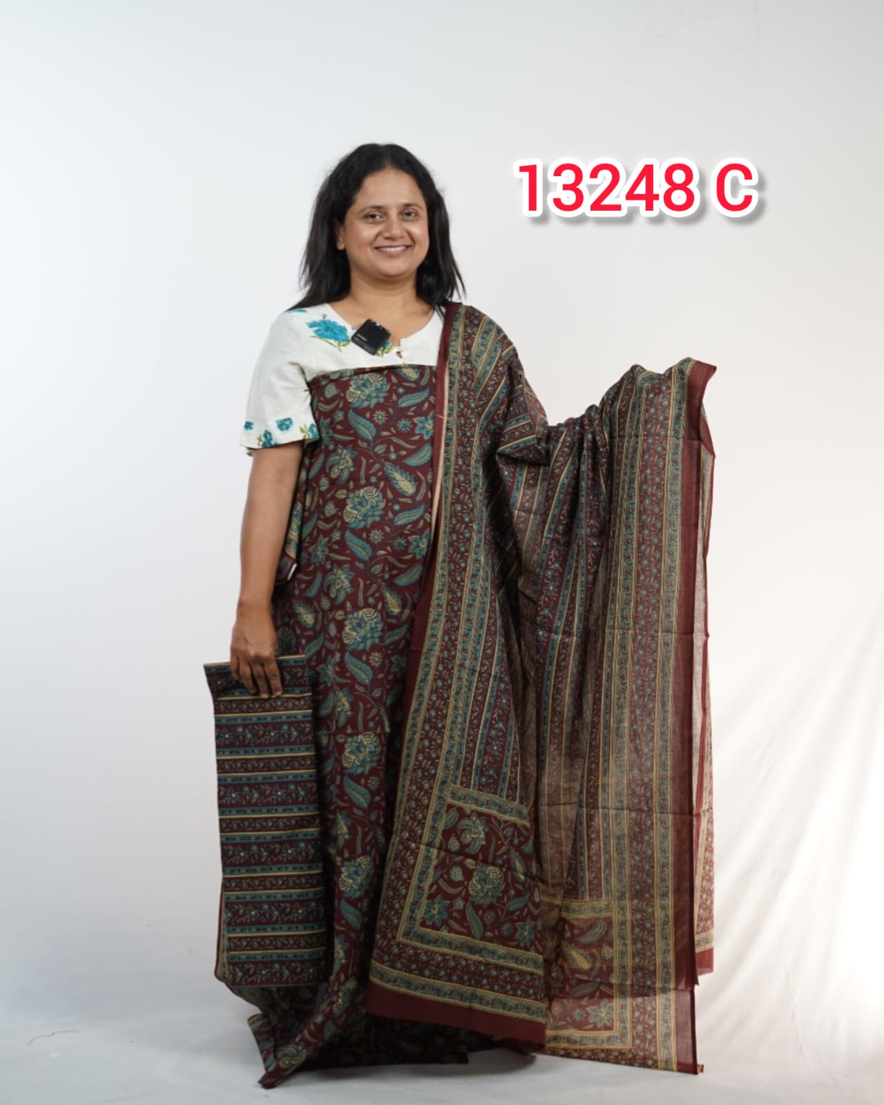 Cotton Unstitched Salwar Suits 13248