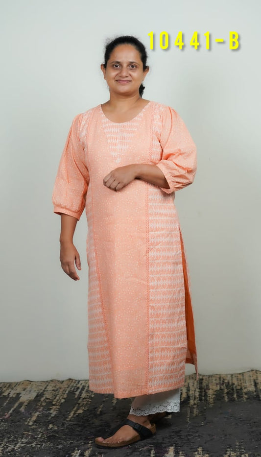 Cotton mix and match kurthi 10441