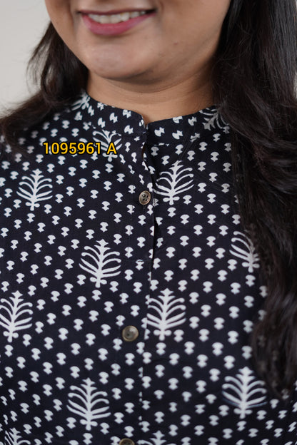 Printed cotton kurthi collections 1095961