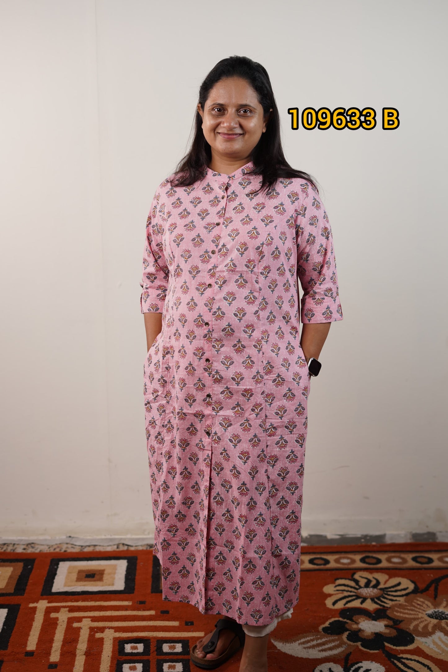 Cotton daily wear kurthi 109633