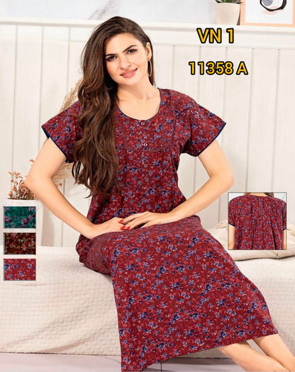 Swiss Cotton Vimal Nighties 11358