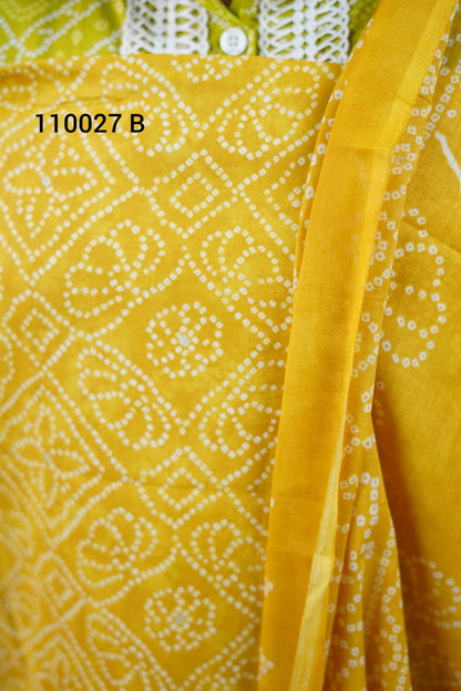 Cotton unstitched salwar suits 110027