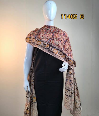 Kalamkari Dupatta   code:11462