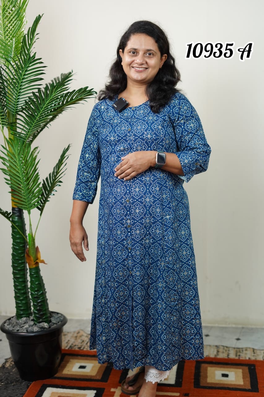 Muslin Silk Kurthi 10935