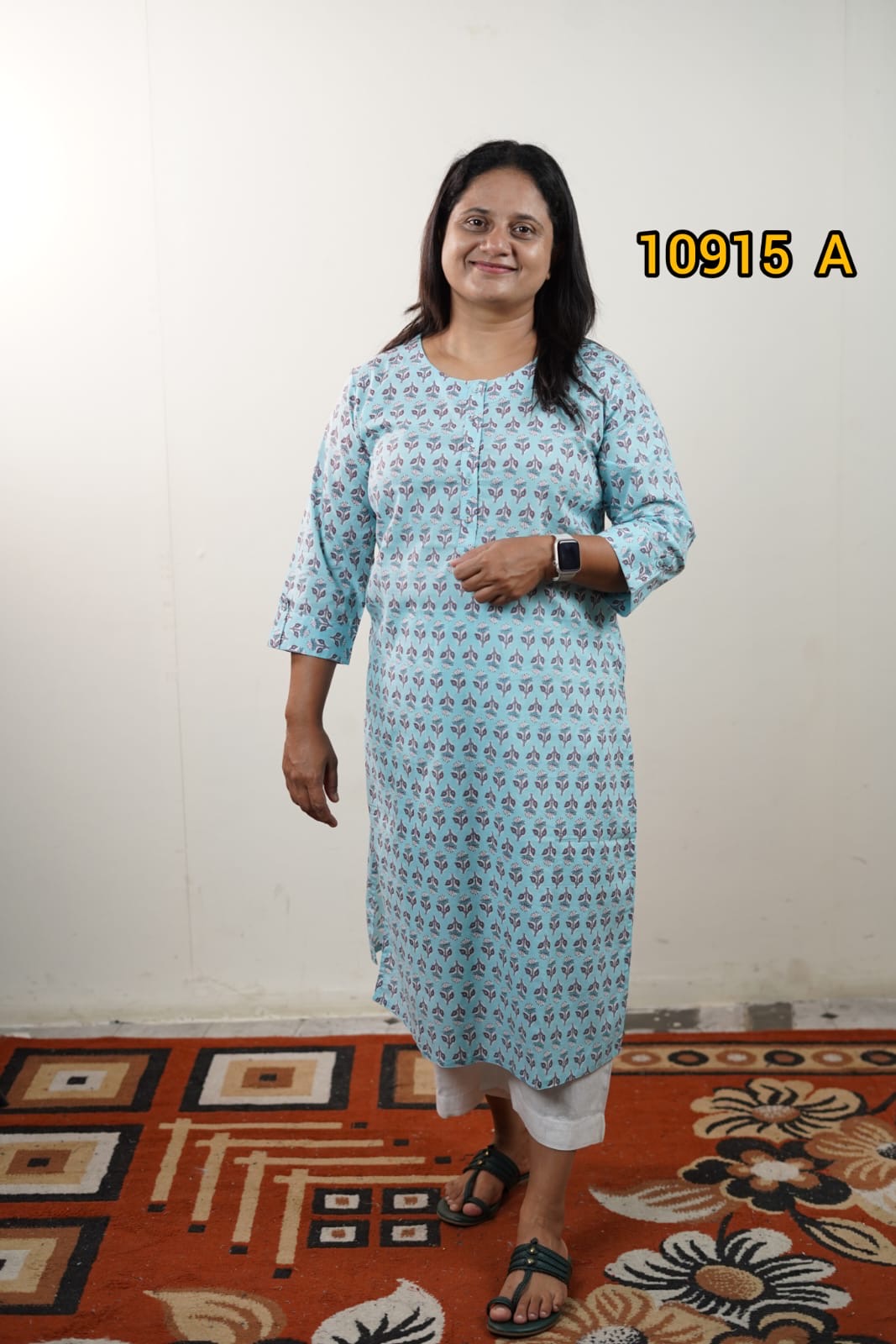 Printed rayon kurthis 10915