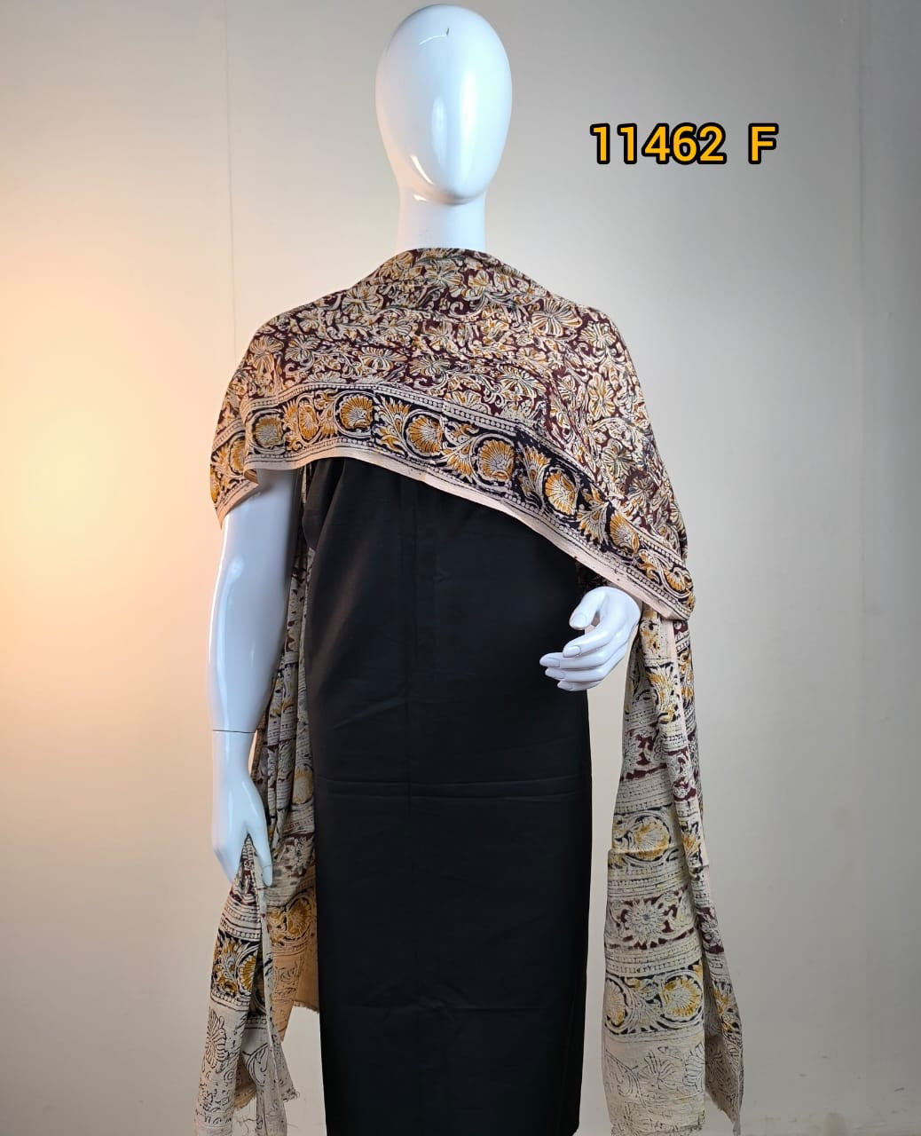 Kalamkari Dupatta   code:11462