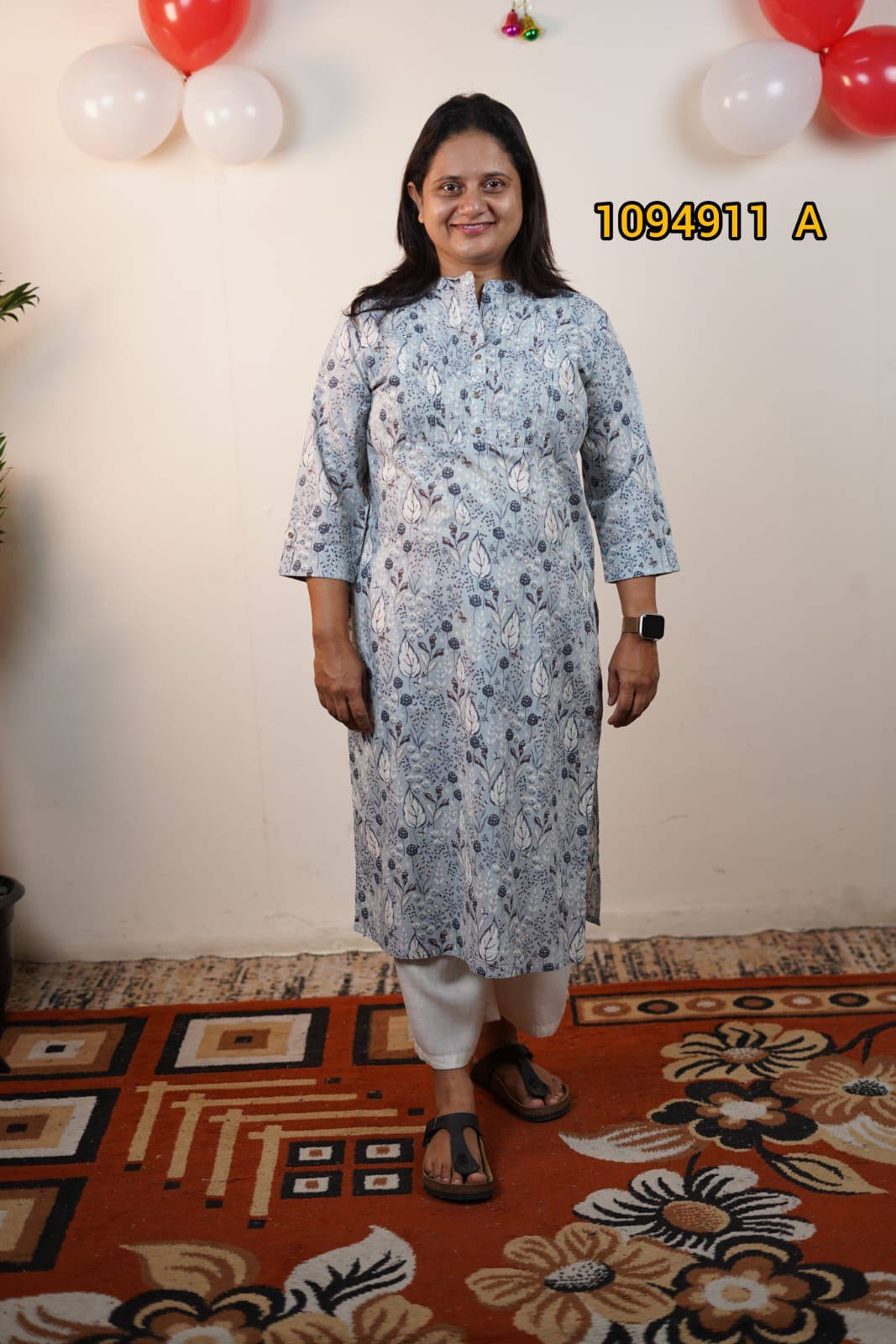 Printed cotton kurthi 1094911