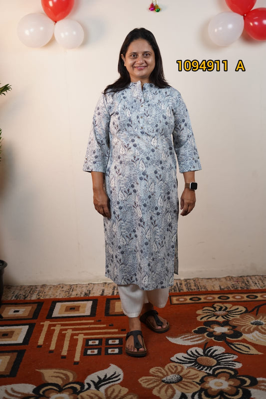 Printed cotton kurthi 1094911