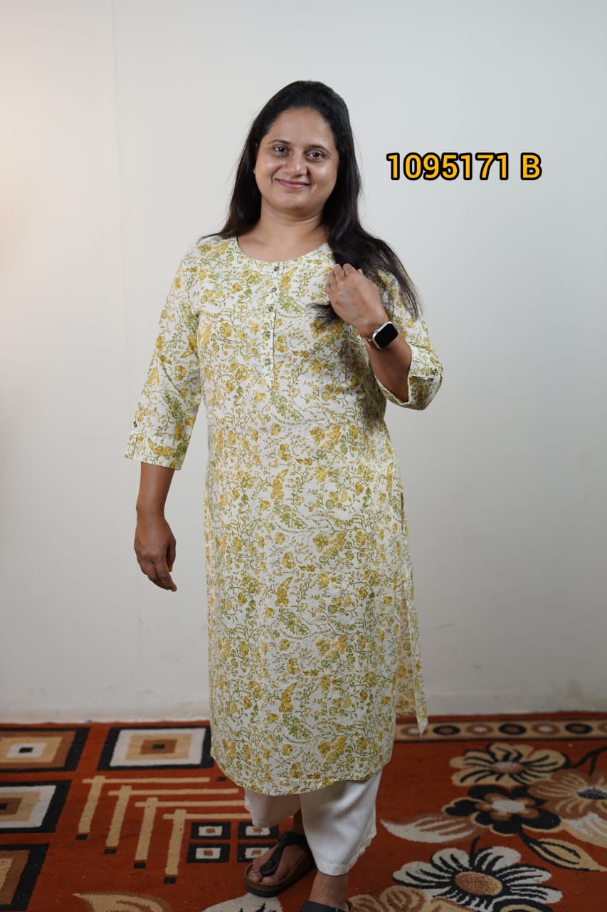 Printed cotton kurthi collections 1095171