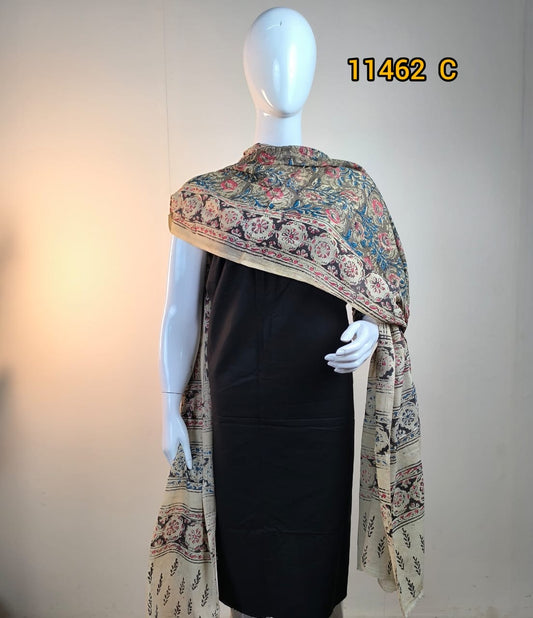 Kalamkari Dupatta   code:11462