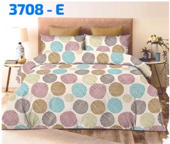 PURE COTTON KING SIZE BEDSHEET (274 X274) COLLECTIONS 3708