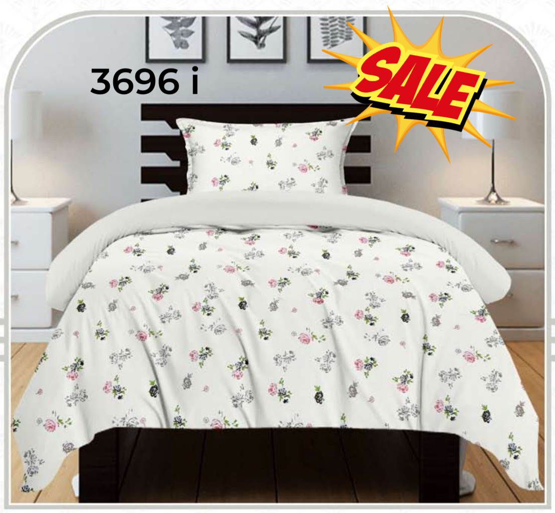 Pure Cotton Single Size Bedsheets (1.47 X2.24)