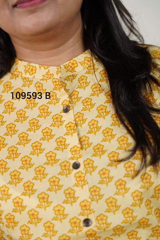 Cotton daily wear kurthi 109593