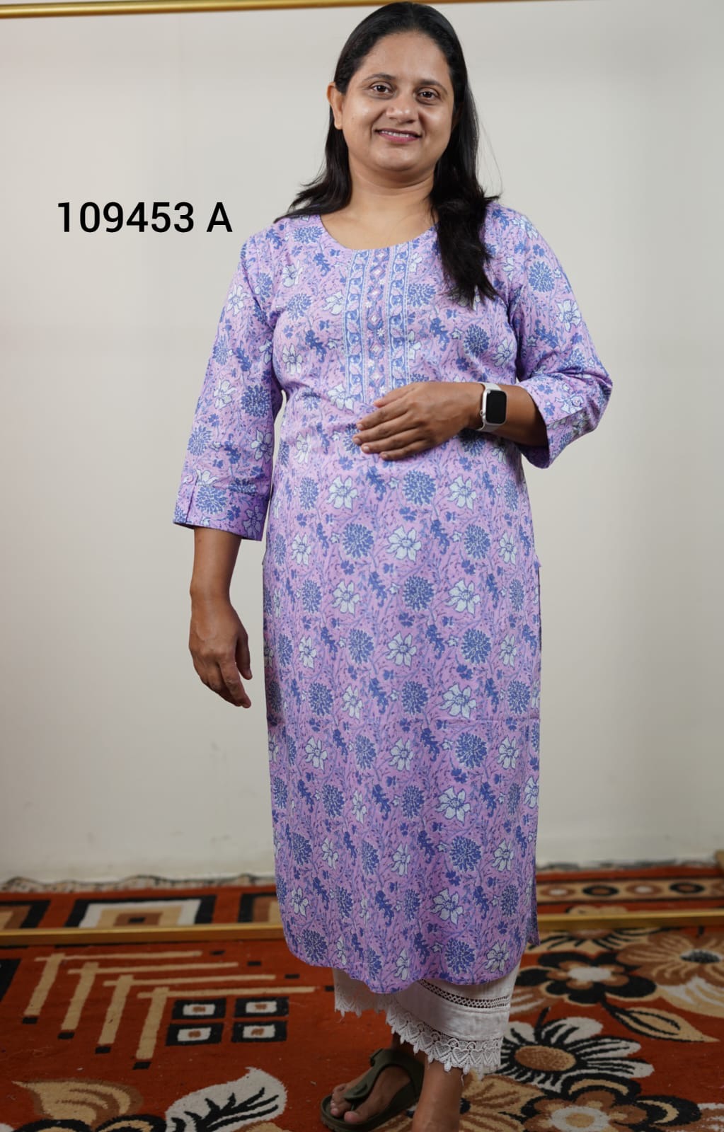 Cotton daily wear kurthi 109453