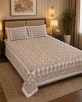 Jaipur Cotton Double Cot Bedsheet | 4236