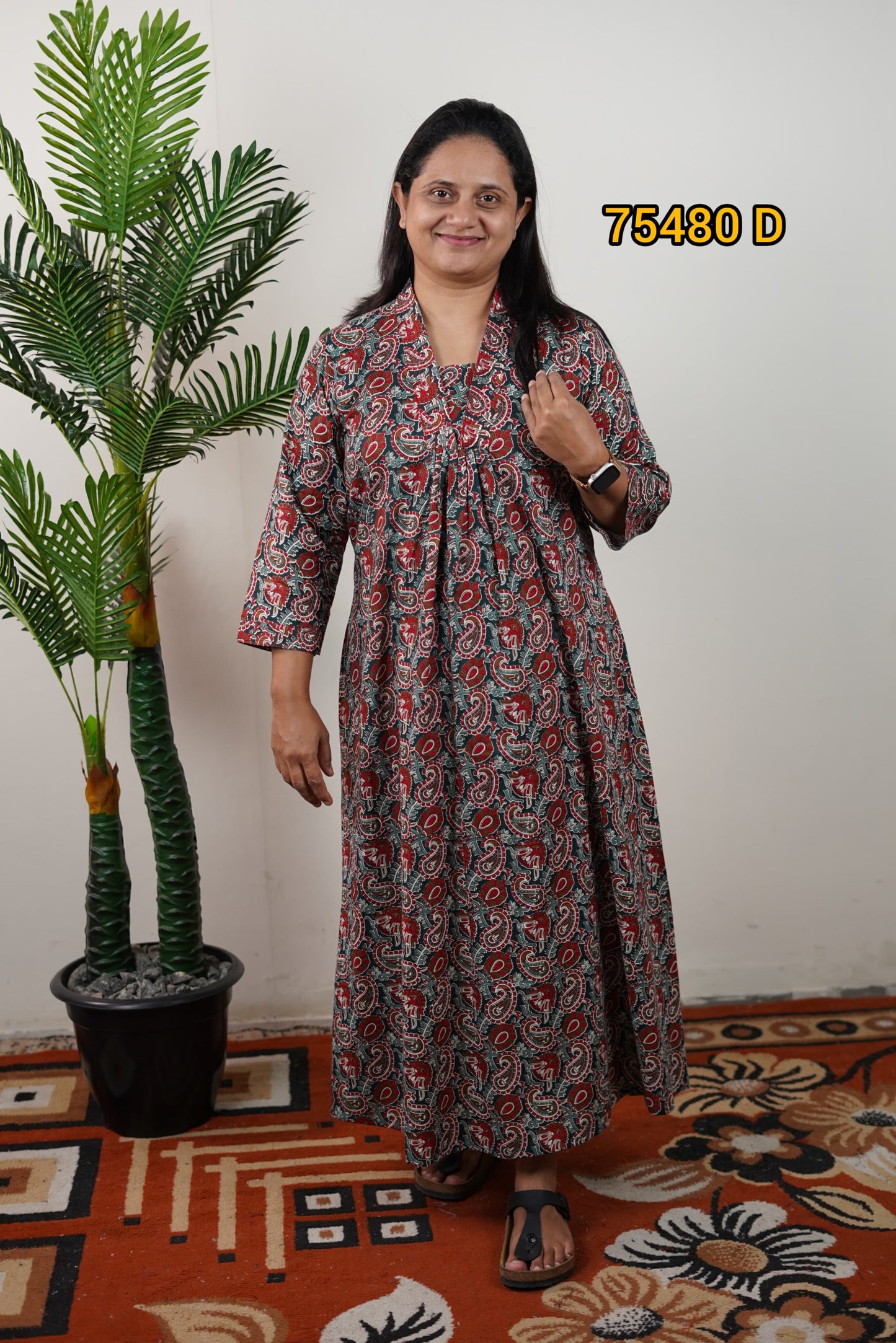 Cotton kurthi collections 75480