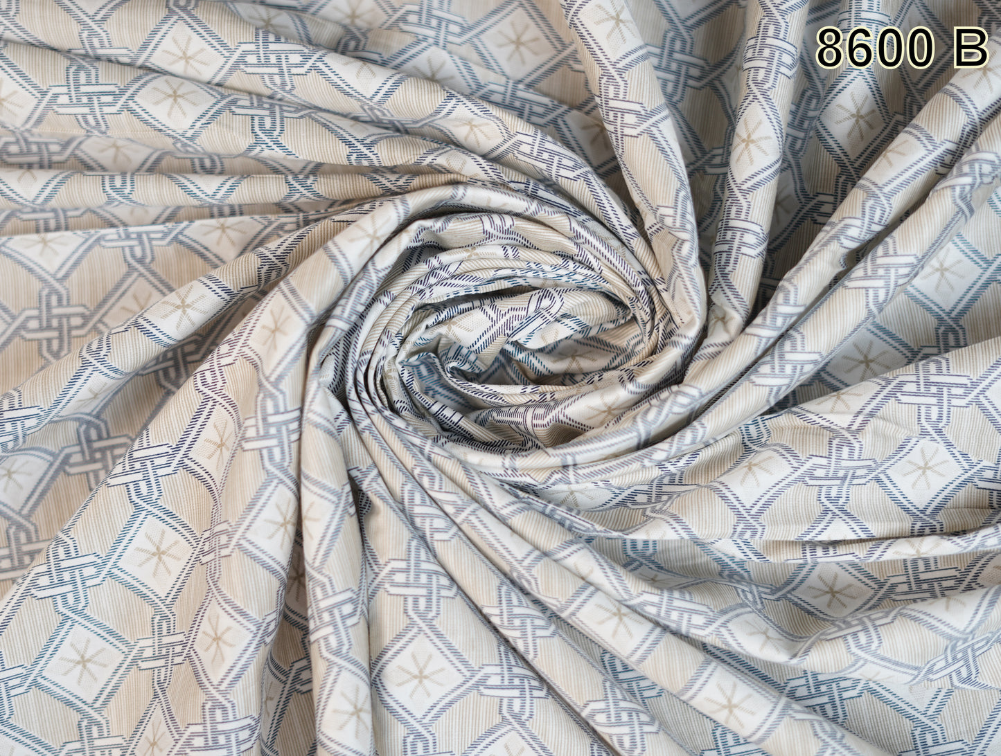 Fancy Cotton Unstiched Shirting Fabric 8600