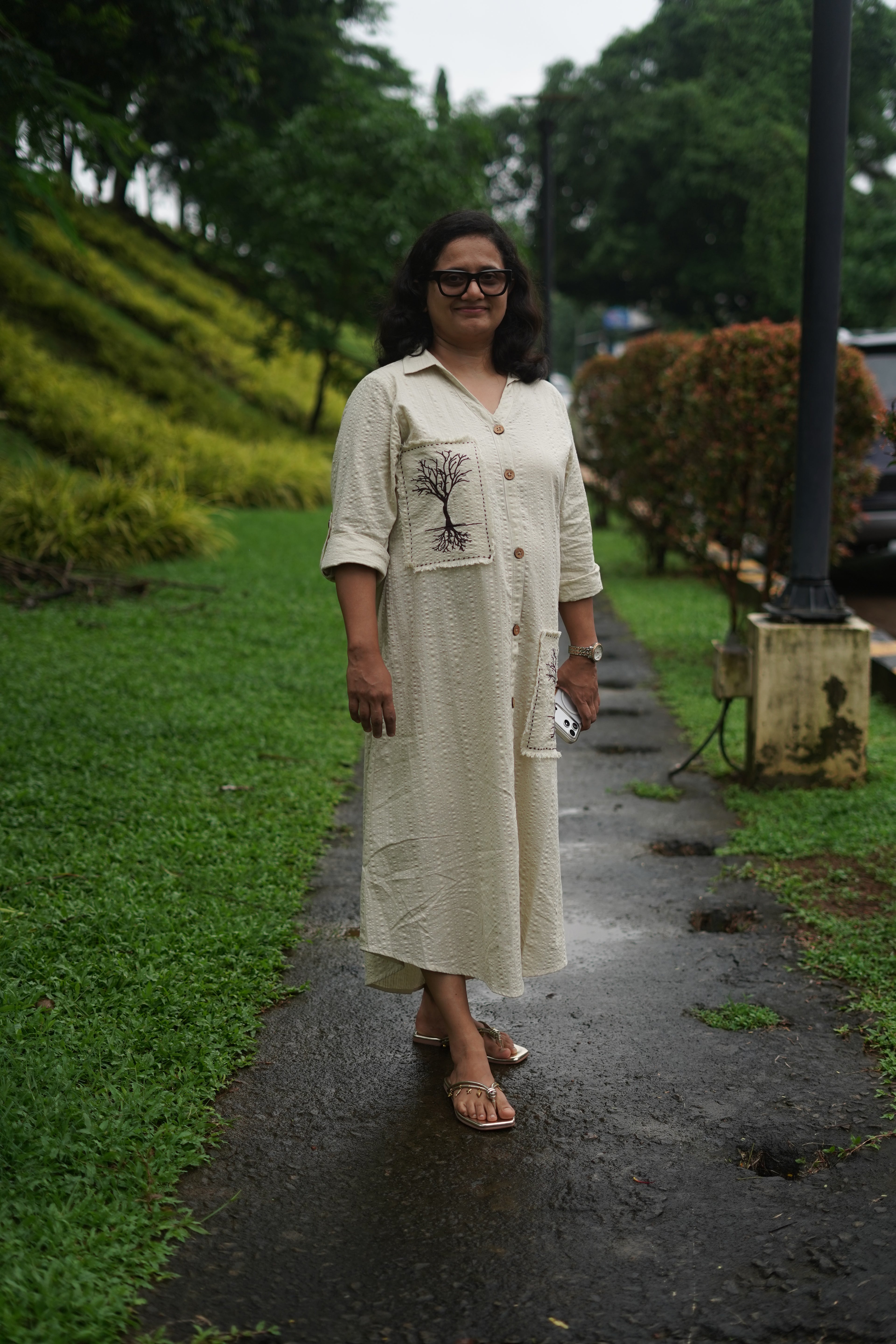 Pure Cotton Seersucker Kurthi with Embroidery | Rs 1299