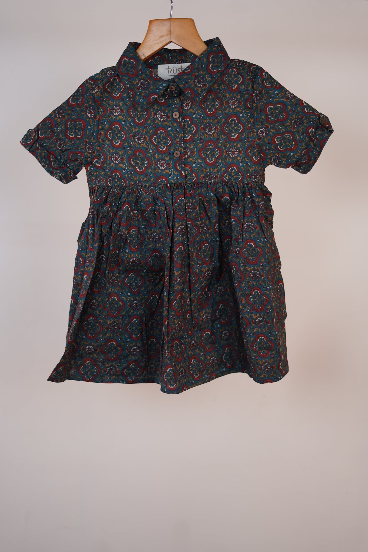 Cotton Kids Frock – Soft & Playful Everyday Wear | Code: 124751