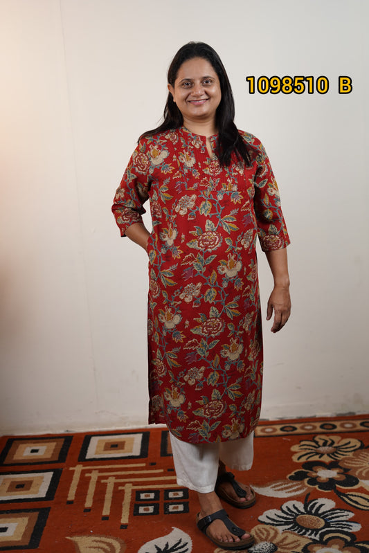 Printed rayon kurthi 1098510