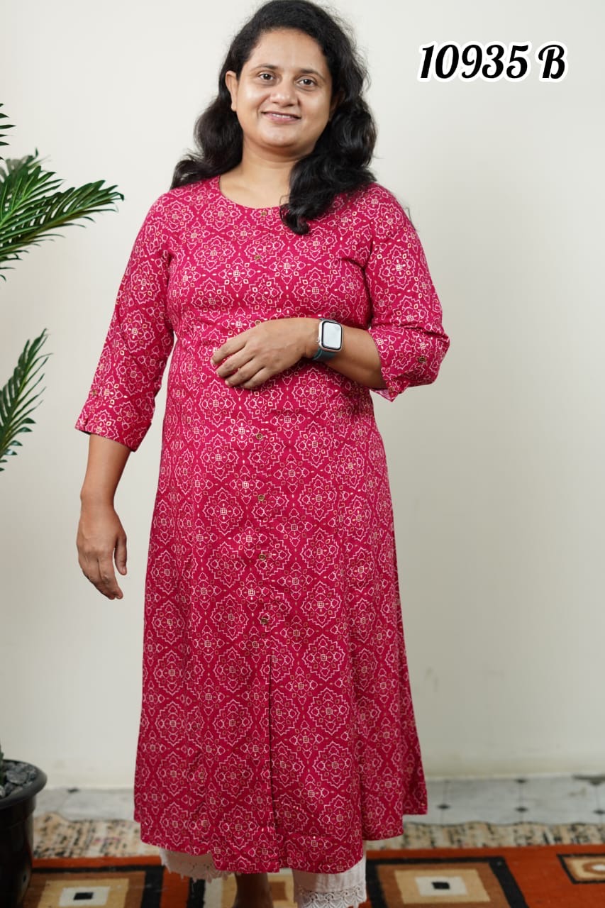 Muslin Silk Kurthi 10935