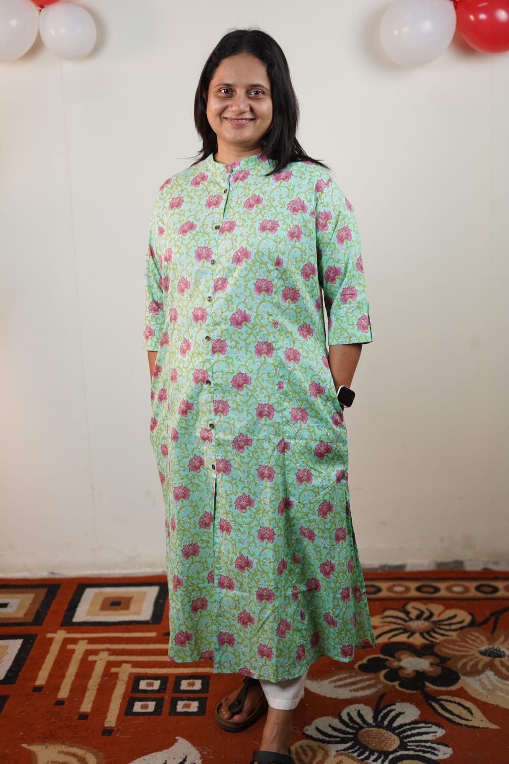 Printed Cotton Daily Wear Kurthis 10639