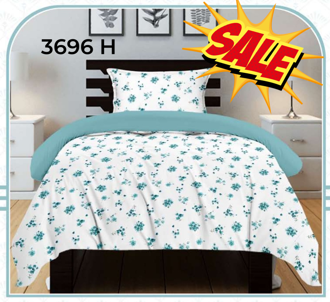 Pure Cotton Single Size Bedsheets (1.47 X2.24)