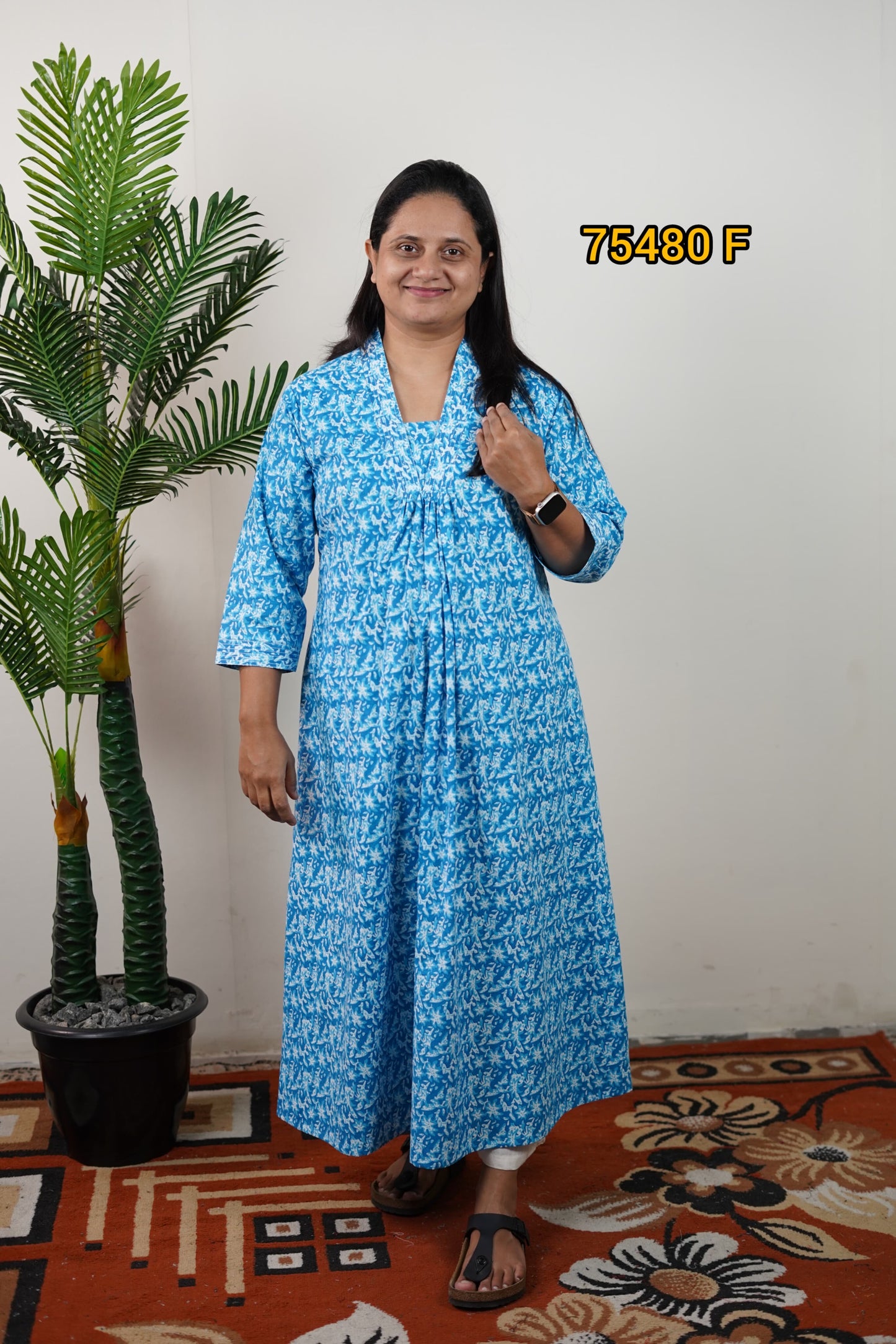 Cotton kurthi collections 75480