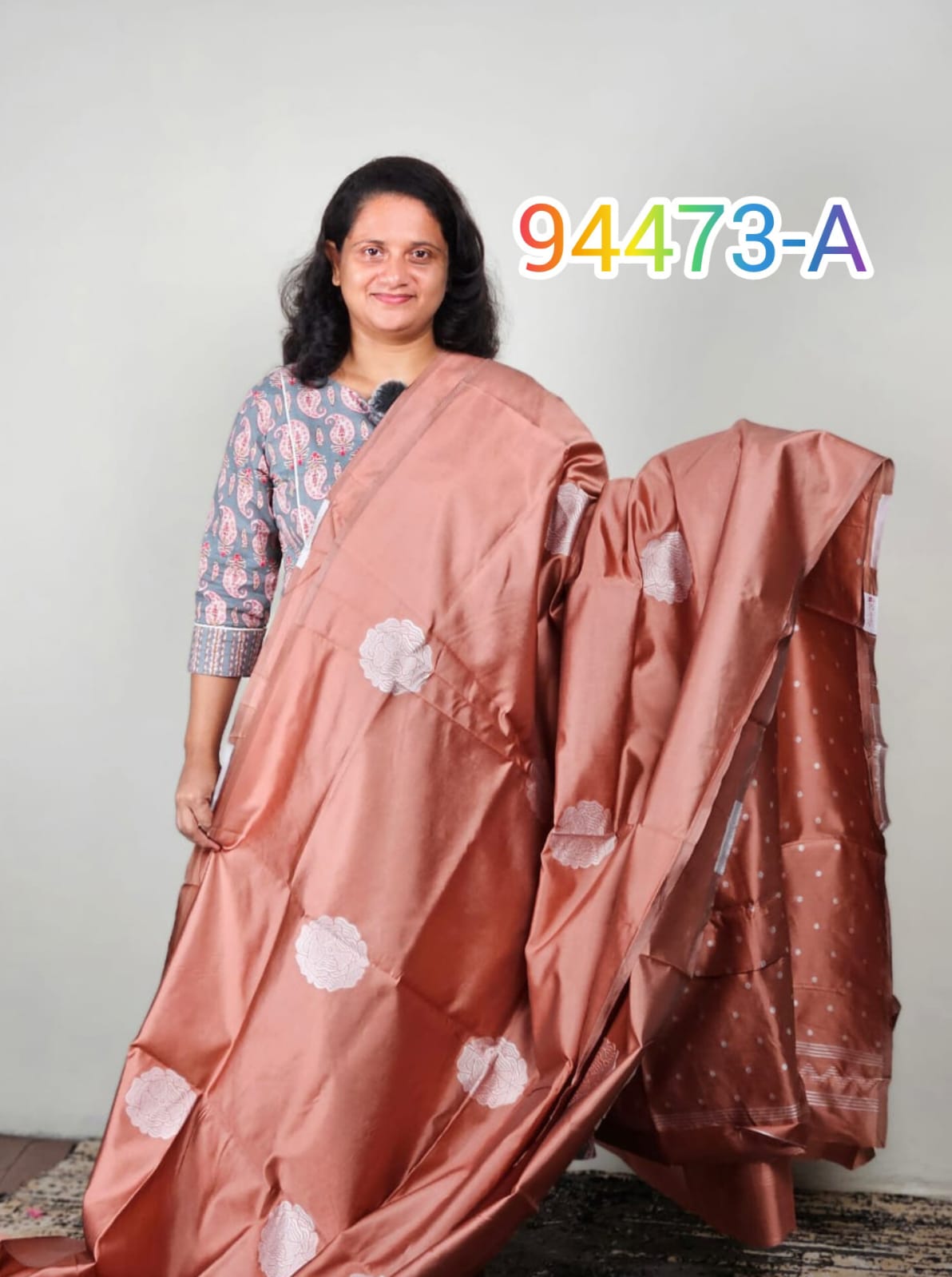 Litchi Silk Sarees 94473