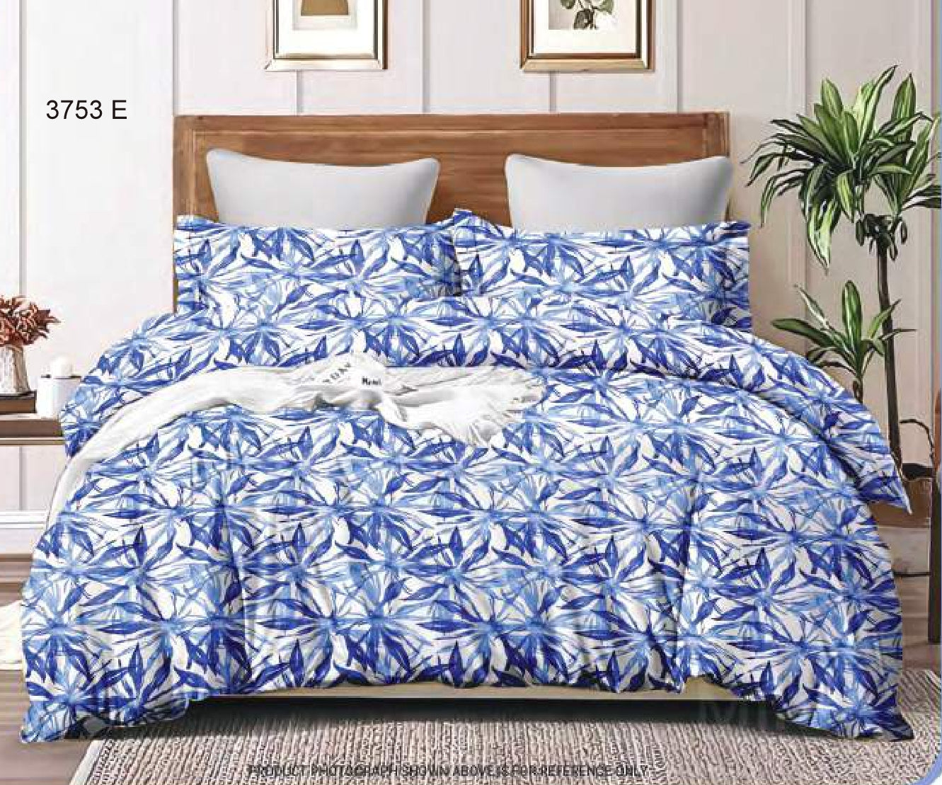 100% Cotton Double Bedsheet | SIZE - 2.24m X 2.50m  Code:3753