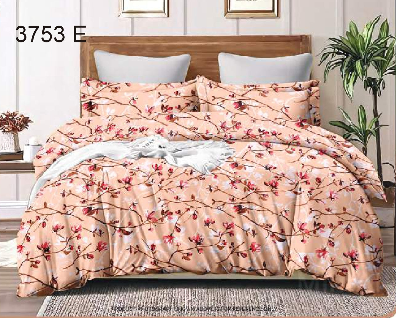 100% Cotton Double Bedsheet | SIZE - 2.24m X 2.50m  Code:3753