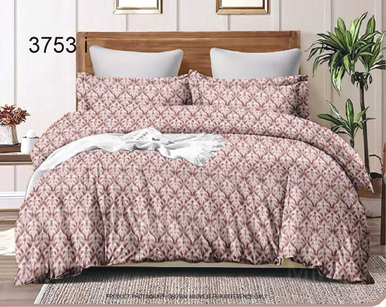 100% Cotton Double Bedsheet | SIZE - 2.24m X 2.50m  Code:3753