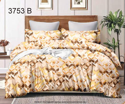 100% Cotton Double Bedsheet | SIZE - 2.24m X 2.50m  Code:3753