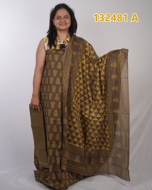 Cotton Unstitched salwar sets 132481
