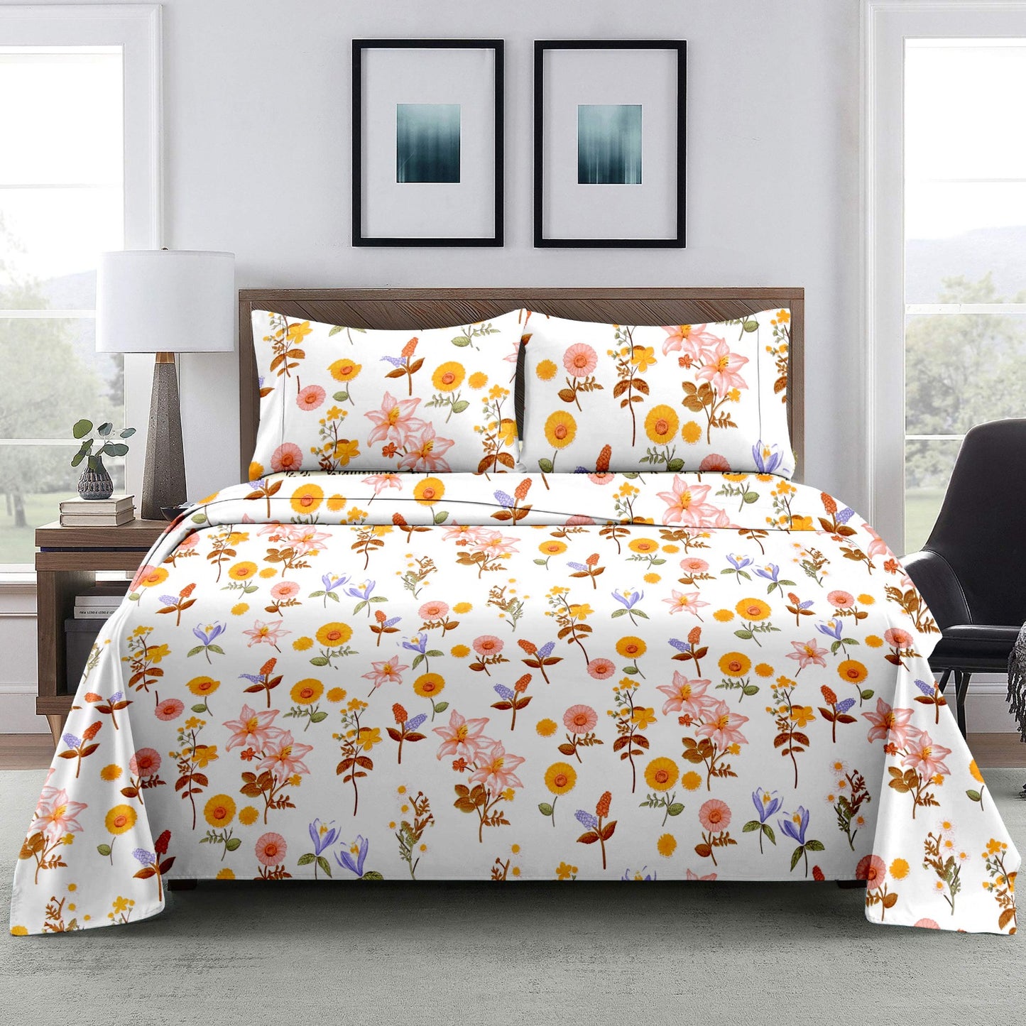 Ossam - Double Bedsheet 220X240 (1+2) Buy 3 & Get Extra 10%