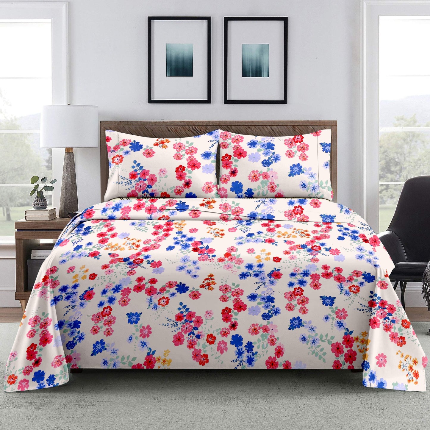 Ossam - Double Bedsheet 220X240 (1+2) Buy 3 & Get Extra 10%