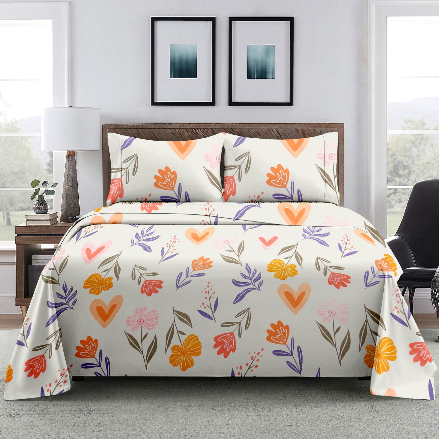 Ossam - Double Bedsheet 220X240 (1+2) Buy 3 & Get Extra 10%