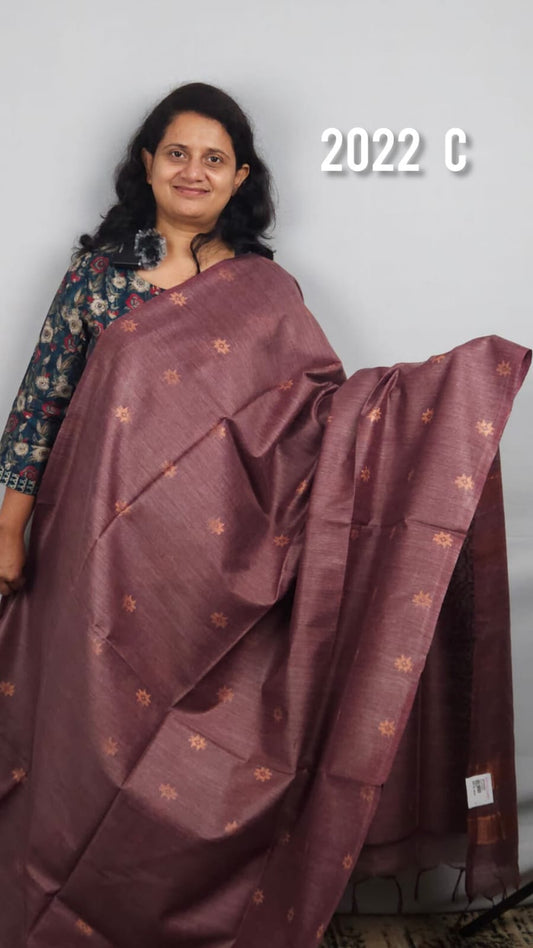 Semi Tussar Silk Sarees 2022