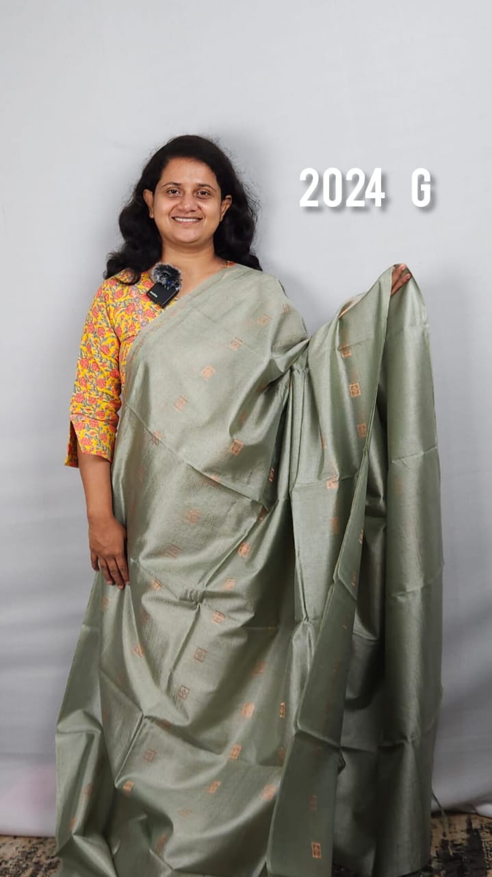 Semi Tusser Silk Sarees 2024