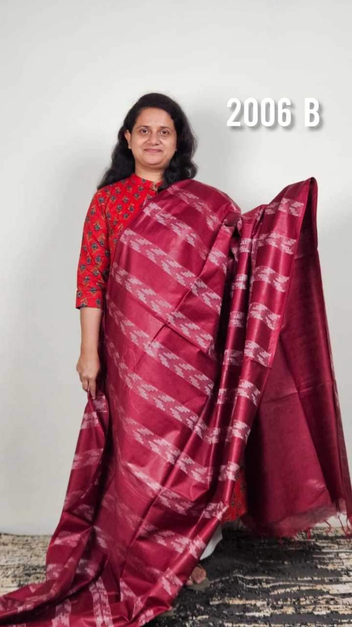 Semi Tusser Silk Sarees 2006