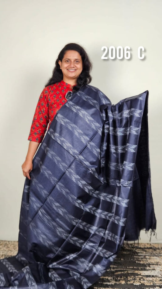 Semi Tusser Silk Sarees 2006